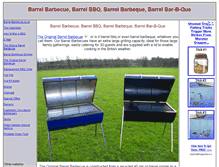 Tablet Screenshot of barrel-barbecue.co.uk
